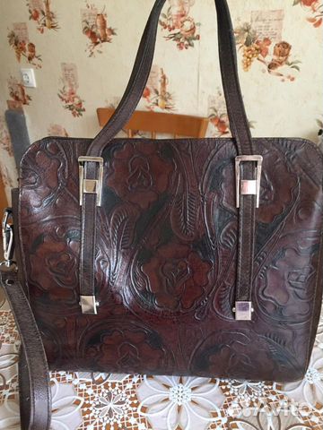 Сумка натуральная кожа