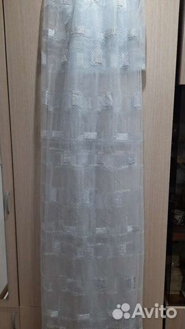 Тюль органза белая