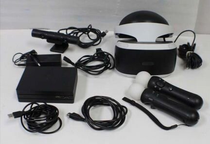 Шлем Sony PS4 и PS5 VR второй ревизии комплект