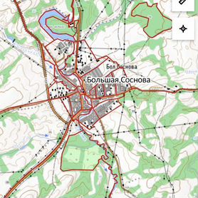 Карта большой сосновы пермского края