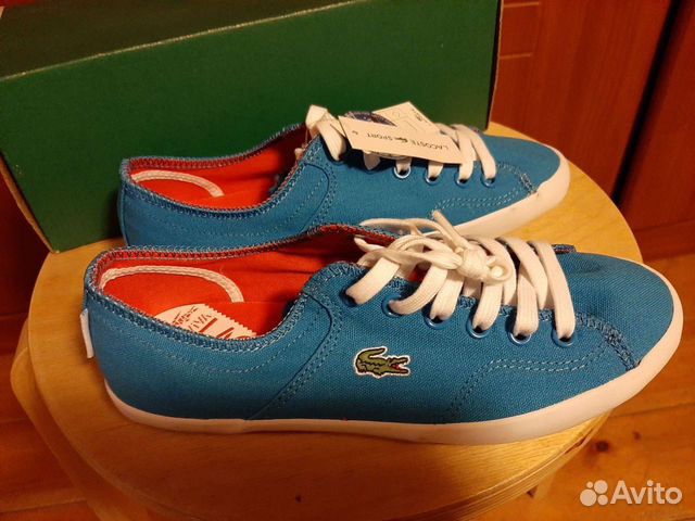 Кеды новые lacoste 37,5 оригинал