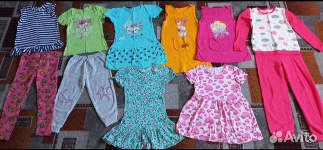 Пакет вещей на девочку 3-5 лет