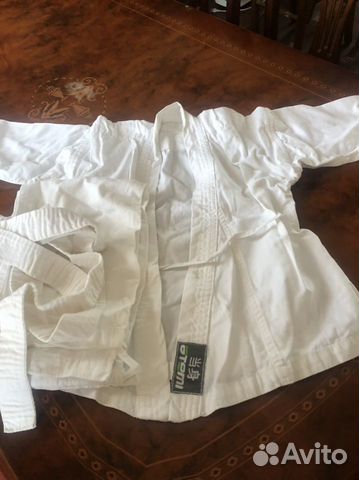 Костюм для занятий тхэквондо на 6-7 лет