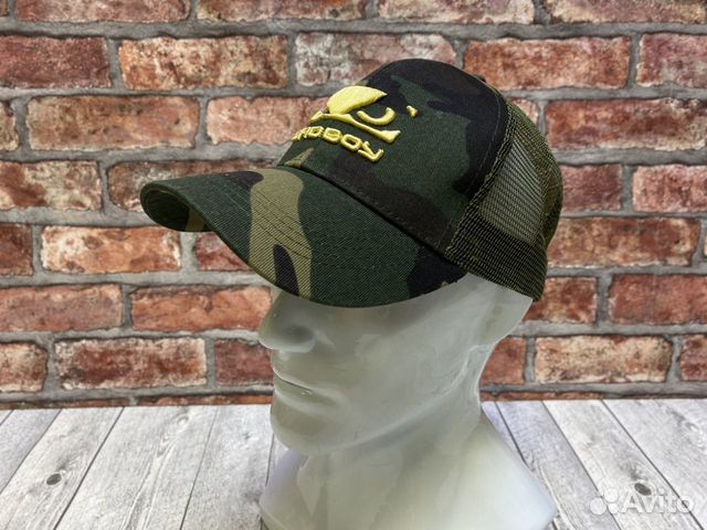 Бейсболка Bad Boy 3D Logo зел. камуфляж