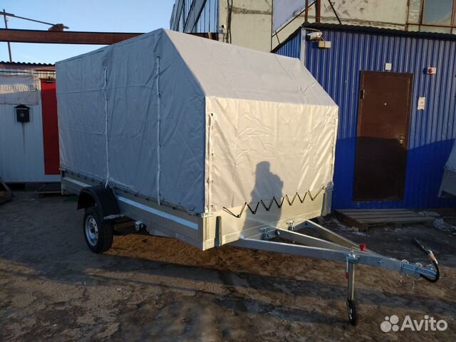 Прицеп легковой два снегохода