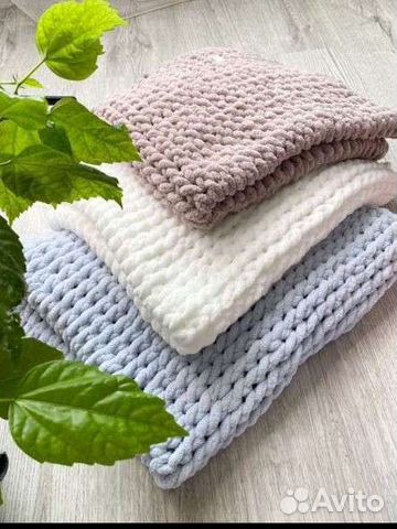 Плед новый ручной работы