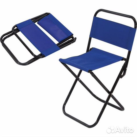 Стул со спинкой походный складной