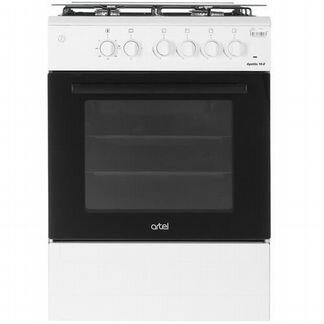 Плита газовая artel apetito 10-E белая (гк, комб