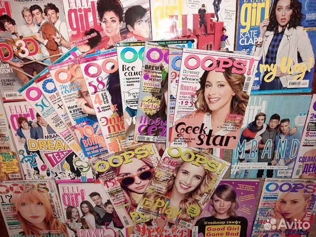 Журналы (Oops, Elle girl, Все Звёзды и др.)