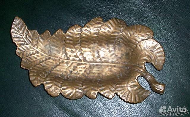 Пепельница бронзовая антикварная 