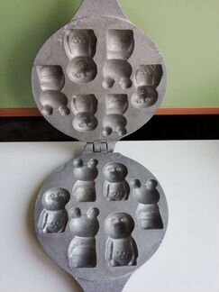 Форма для выпечки цельного печенья Мишка