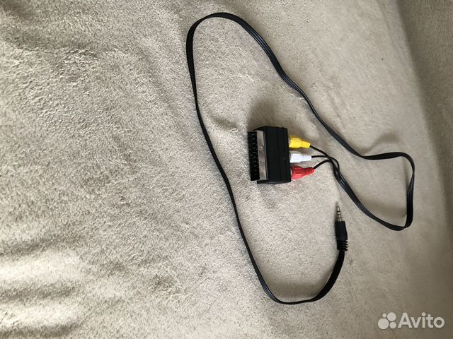 Переходник-scart 3RCA тюльпан с проводом