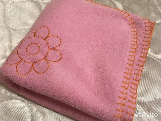 Одеялко плед флис новорожденному