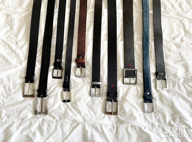 Мужской кожаный ремень