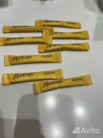 Сахар из маккафе Макдональдс