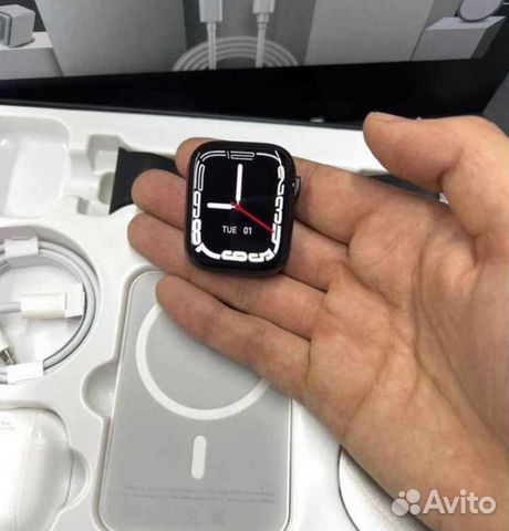 Набор apple 6 в 1. Apple watch 7/8. Airpods pro 2