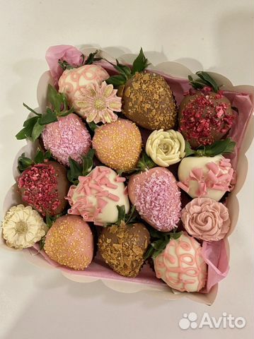 Свежая Клубника в шоколаде. Наборы и букеты из клу