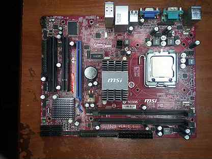 Материнская плата G31TM-P21 с процессором