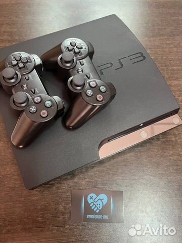 Прошитая PlayStation 3 Slim 1tb Много игр PS3 PS