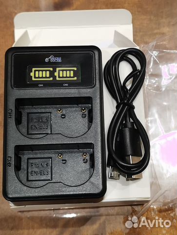 Двойное USB зарядное устройство Nikon EN-EL3e