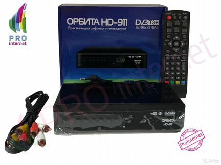 Цифровой ресивер DVB-T2 Орбита HD-911 (Wi-Fi,Youtu