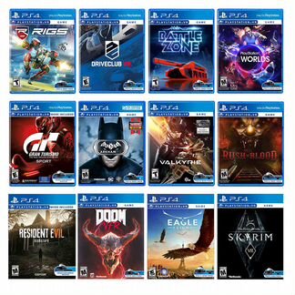 Игры VR PS4 - PS5 (большой список)