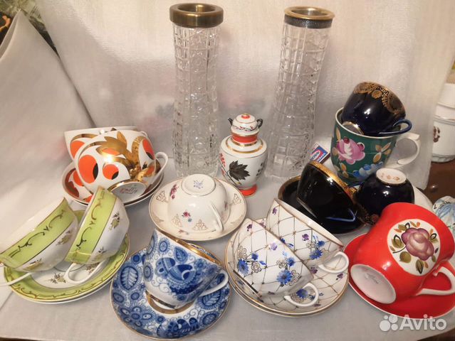 Посуда СССР лфз ваза хрусталь