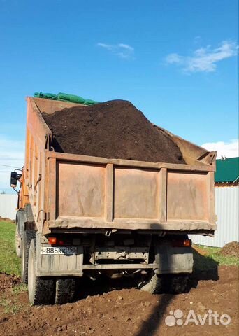 Грунт плодородная земля камазом, чернозём, песок