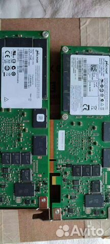 3.8Tb SSD NVMe Micron p420m 1.4Tb*2