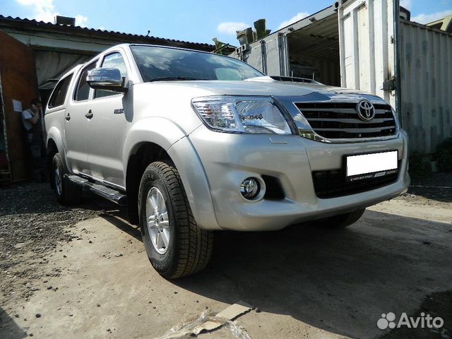 Пороги на Toyota Hilux 2006-2014 7 поколение