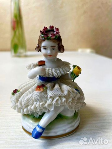Статуэтка Девочка Франция Клеймо Раритет