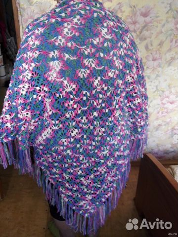 Вязаная шаль