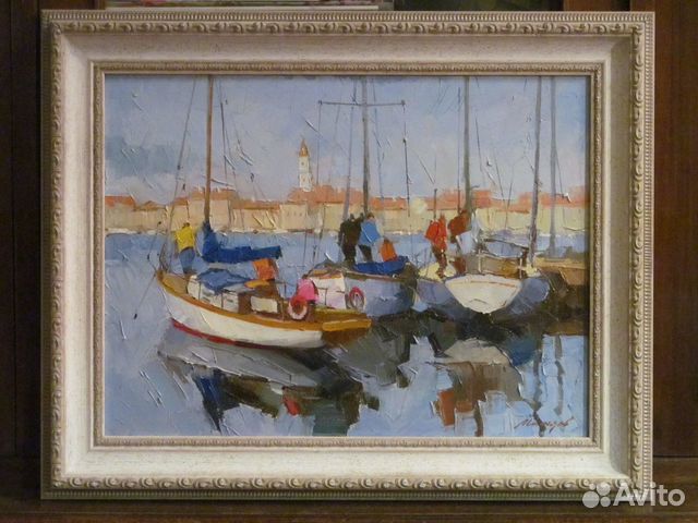 Рябины Живопись маслом Холст Подпись