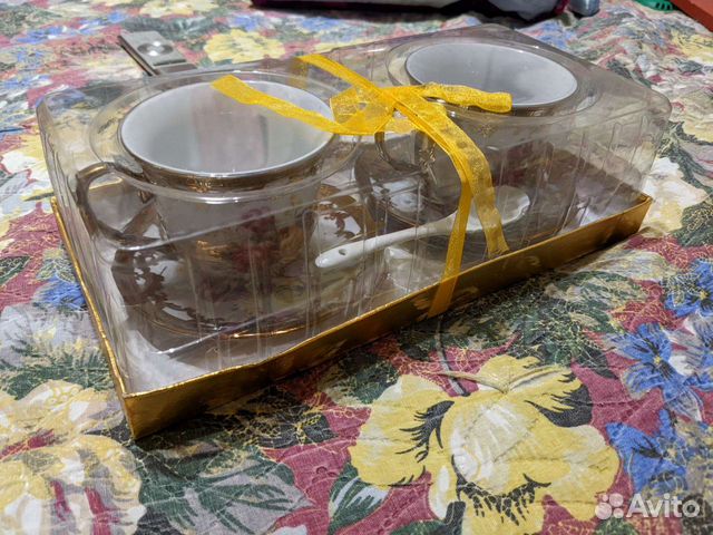 Набор чайный 4 пр. 250 мл. розы