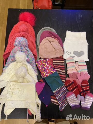 Шапки детские для девочек пакетом