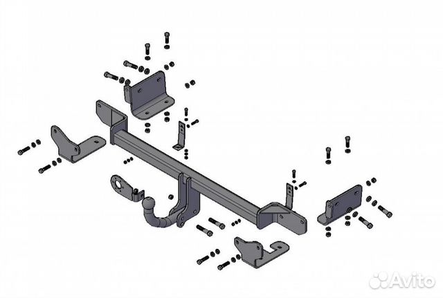Фаркоп Трейлер для Kia Rio седан с 2011 по 2017