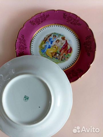 Тарелки фарфоровые Moritz Zdekauer Чехия