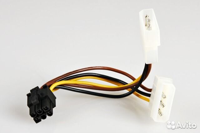 Переходник (видеокарт) 2x molex 6PIN