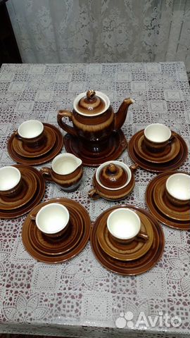 Сервиз керамический кофейный новый