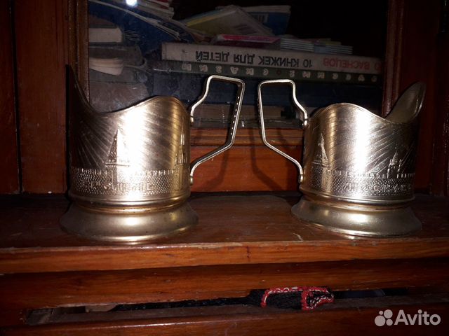 Подстаканники СССР московский кремль