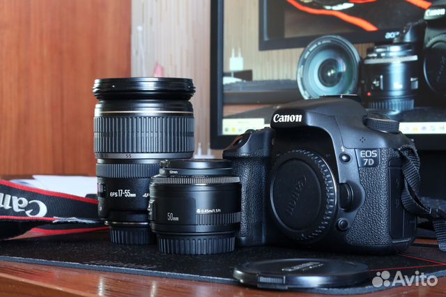 Зеркальный фотоаппарат canon 7D