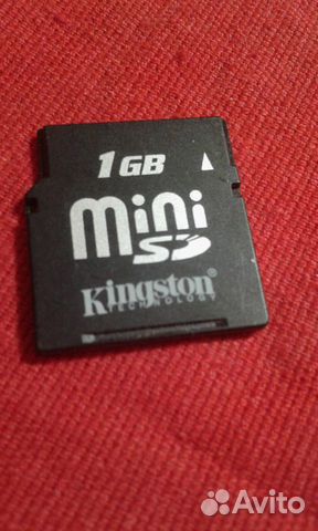 Карта памяти Mini SD 1gb Kingston