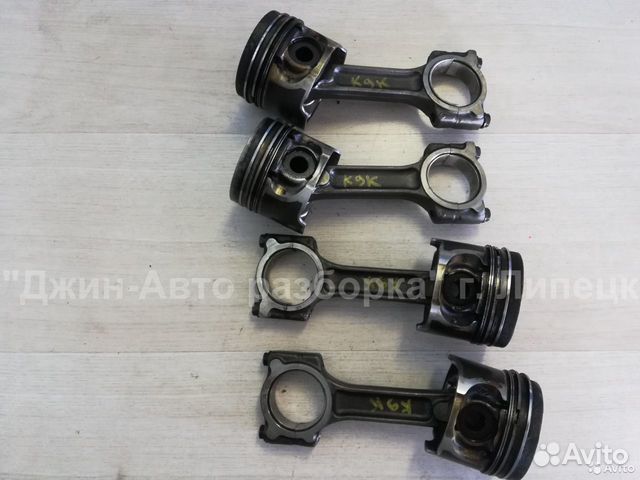 Шатун с поршнем 1.5 дизель k9k меган 2 кашкай