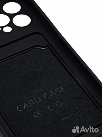 Чехол на iPhone c карманом для карточки