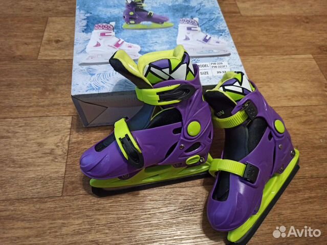 Коньки ледовые раздвижные