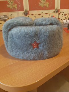 Шапка-ушанка солдатская