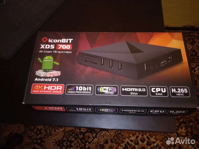 TV приставка iconBIT XDS 700 4K