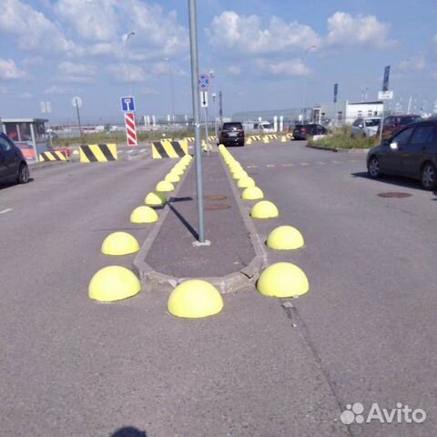 Бетонные полусферы