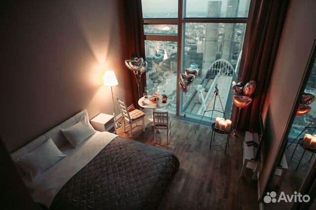 Отель в Москва-Сити. Номера на всю ночь (Романтик)