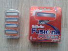 Сменные кассеты Gillette Fusion Power 8 шт. новые